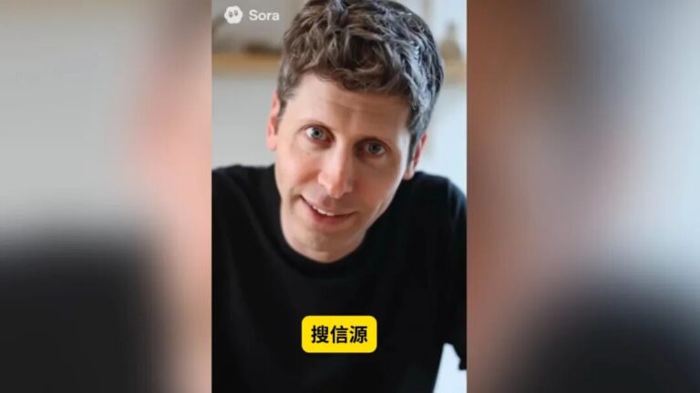 草台班子 Sam Altman AI 生成视频