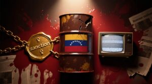 石油、制裁与媒体封锁下的委内瑞拉（由元宝AI制图）